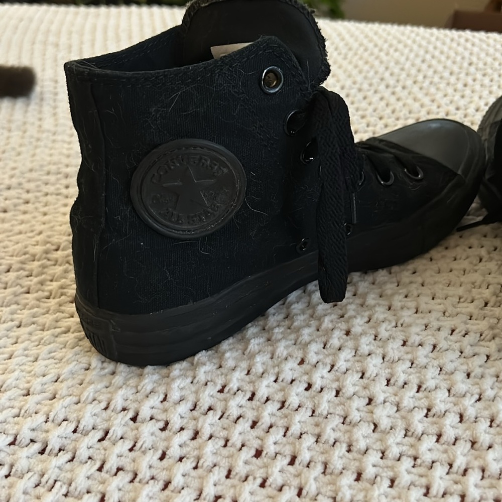 Converse Black High-Tops - Picture 2 of 4
